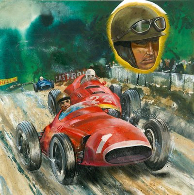 Juan Manuel Fangio by English School